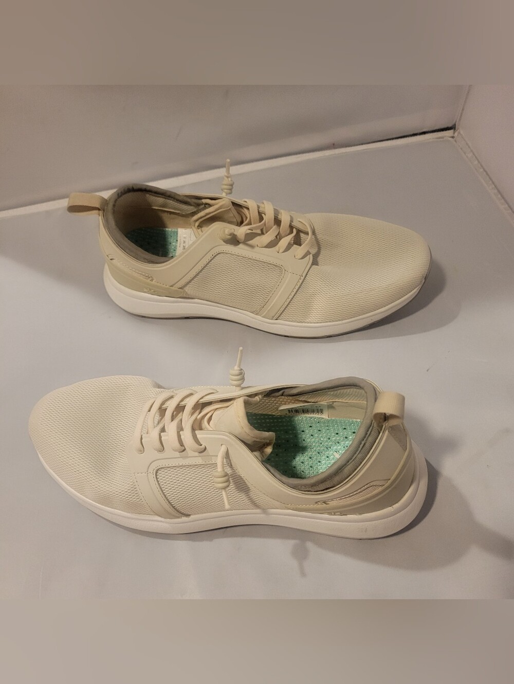 Tropicfeel Monsoon Shoes Women's Size 9.5 Almond White Sneakers Slip-On